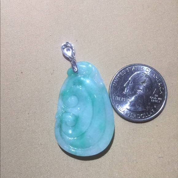 Lucky Jade Jewelry Real Jade Pendant Poshmark